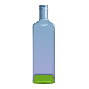 Ilustración de botella cuadrada
