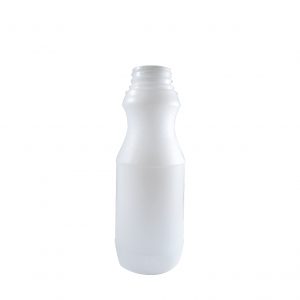 White 375 millilitres (375ml) HDPE Decanter/Carafe Bottle with 38mm DBJ Neck Finish