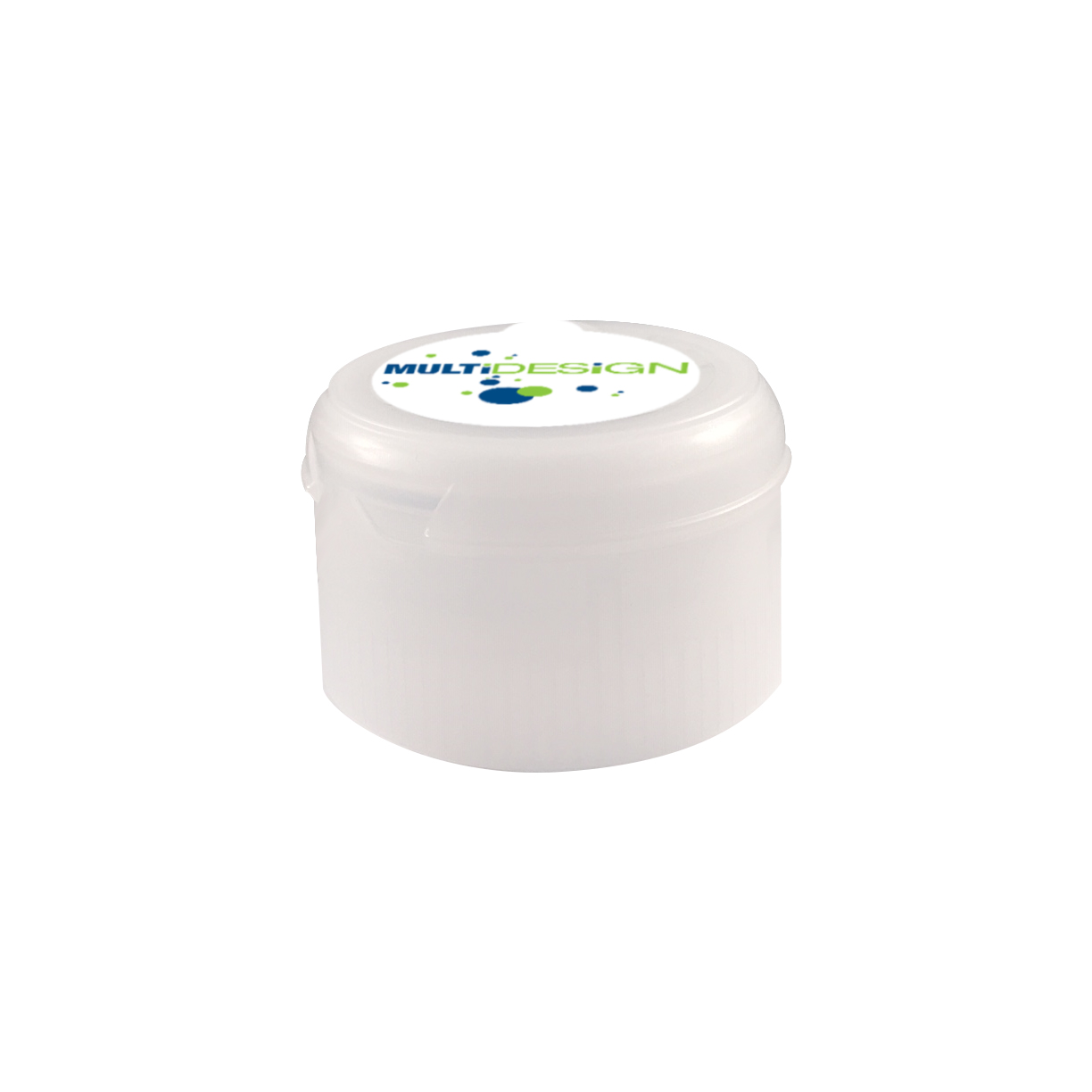 Linerless CL-01 Fermeture Bouchon à Pression Transparent Naturel HOD 55mm Jupe Courte Dessus